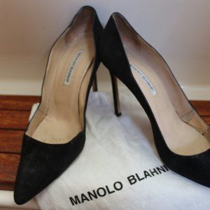 Authentic Manolo Blahnik 4.5" Stiletto Heel